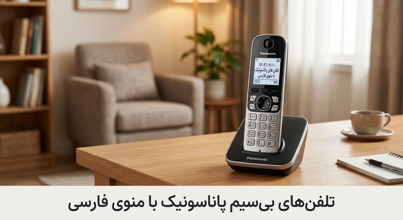 تلفن‌ های بی‌ سیم پاناسونیک با منوی فارسی