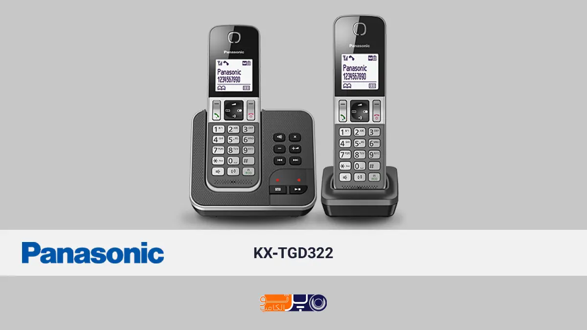 تلفن دو بی سیم پاناسونیک مدل KX-TGD322