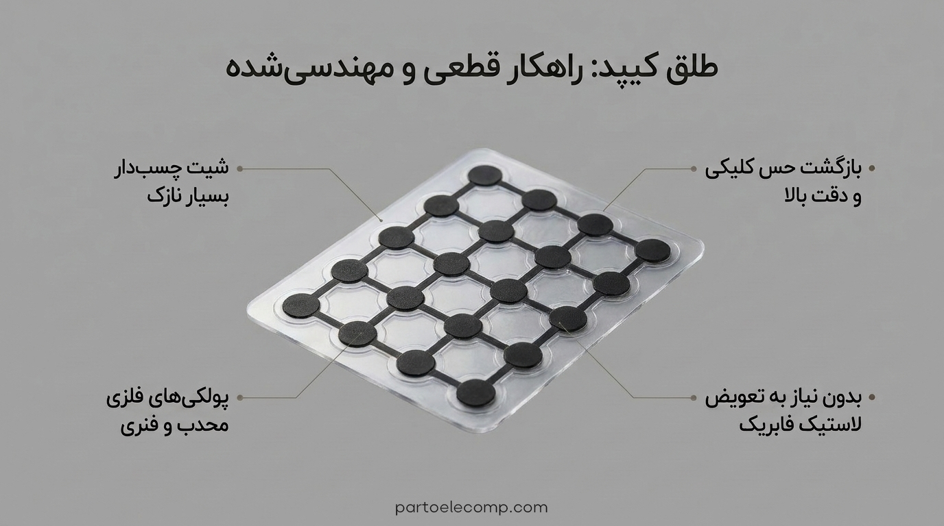 تعمیر صفحه کلید تلفن بی سیم پاناسونیک - طلق کیپد یا طلق شماره گیر